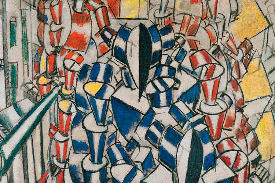 Cubismo y guerra. El Cristal en la llama - La Escalera (Fernand Leger)