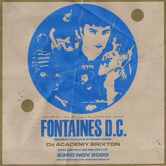 Concierto interactivo Fontaines D.C. - Cartel