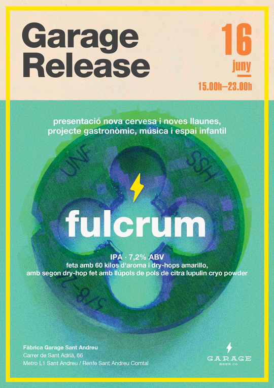 Garage Beer Co Can Release Fulcrum - Cartel