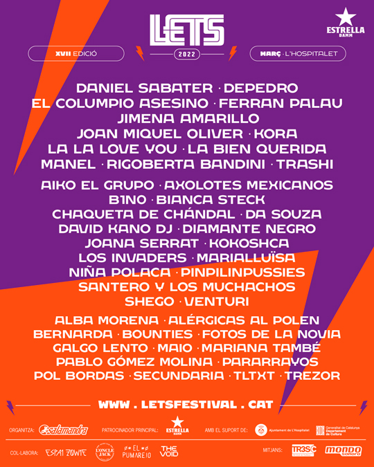 Let's Festival 2022 - Cartel