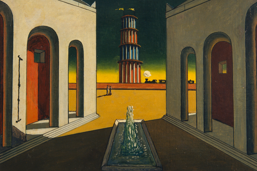 Giorgio de Chirico - Plaza de Italia